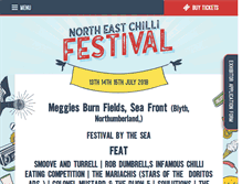 Tablet Screenshot of chillifest-ne.co.uk